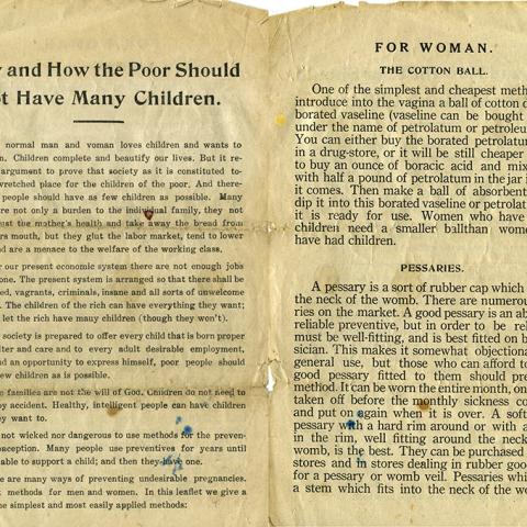 Why and How the Poor Should Not Have Many Children