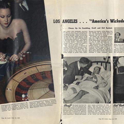 Los Angeles: America's Wickedest City, in Look magazine, September 26, 1939