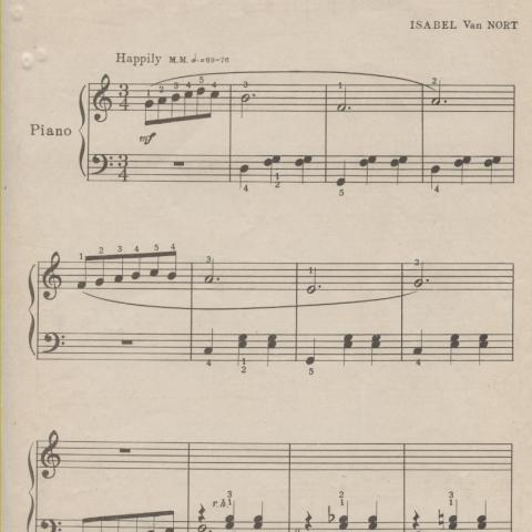 Cinderella at the Ball. Library of the Institute for the Study of Women in Music Collection