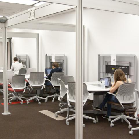 Collaborative study tables.