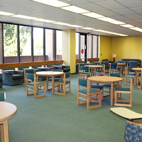 First floor Library core before construction.