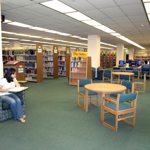 First floor Library core before construction.