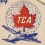 Detail from a Trans-Canada AirLines Plane Ticket, 1949