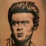 Tattoo of actor, James Dean