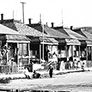 Row of bungalows in Los Angeles