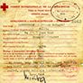 Red Cross immunization record 