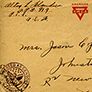 Envelope for letter from Alton Flanders to Mrs. Jason Coppernoll