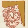 Image of abstract tiger from Borges’ The Gold of the Tigers, PQ7797.B635 O7413 1977