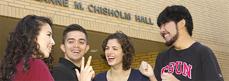 NCOD Students in front of Jeanne M. Chisholm Hall