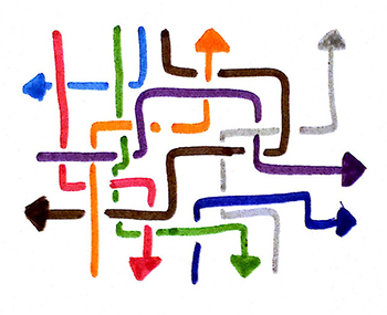 API abstract drawing