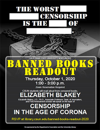 Thumbnail of Event Poster - Banned Books Readout 2020