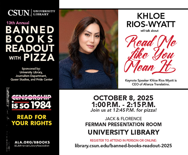 Poster for Banned Books Readout 2025