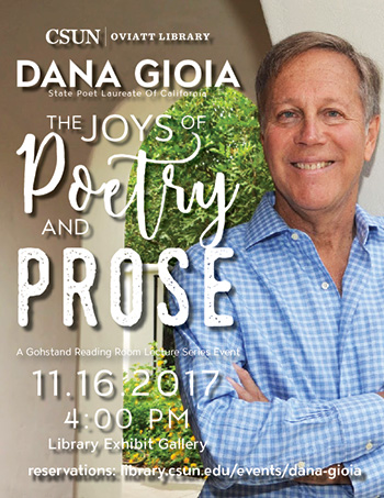 Dana Gioia: The Joys of Poetry & Prose poster