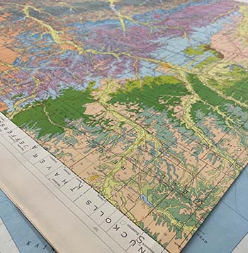 maps from the map collection at CSUN University Library