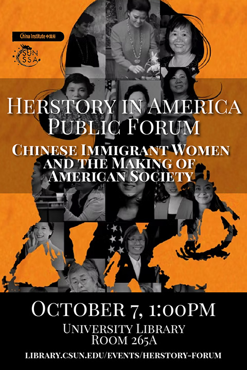 Herstory in America Public Forum: Chinese Immigrant Women and the Making of American Society