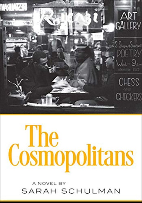 Patrons in an old cafe