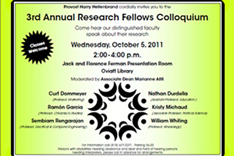 3rd Annual Research Fellows Colloquium 