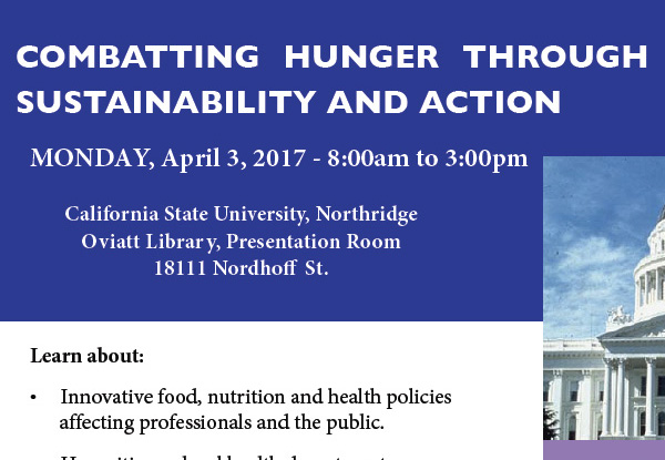 Food, Nutrition and Health Public Policy Event Poster
