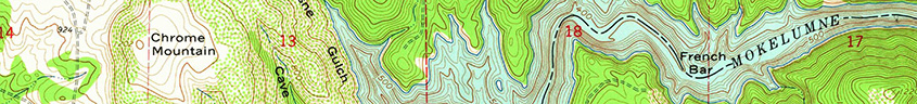 Topographical map