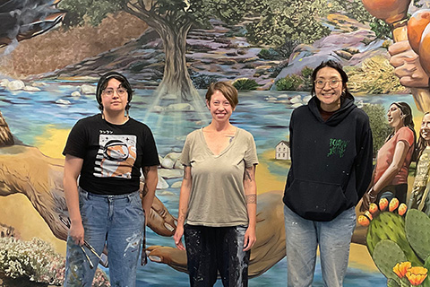   Bridging Generations - Lindsay Carron’s Tataviam Land Acknowledgment Mural at CSUN
