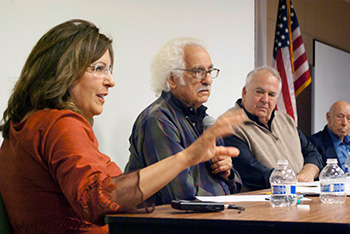 Panelists from the Exhibition Opening