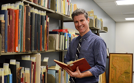 Map Library Curator Chris Salvano