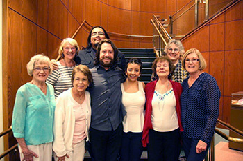 CSUN University Women's Club members with Scholarship Winners