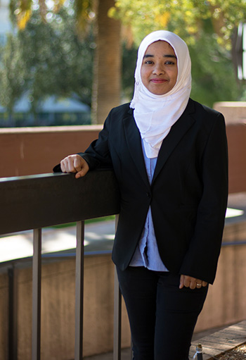 Oviatt Library Student Assistant Meharaj Khanam