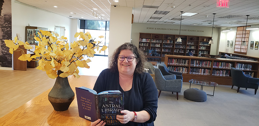 Lynn Lampert, Coordinator of Instruction & Information Literacy in the Robert and Maureen Gohstand Reading Room