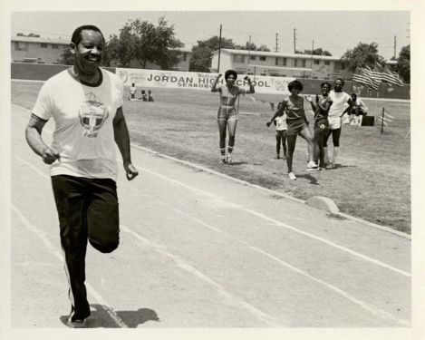 Athletic event at Jordan High School