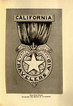 Gold Star Badge, Travelers’ Aid Society of California