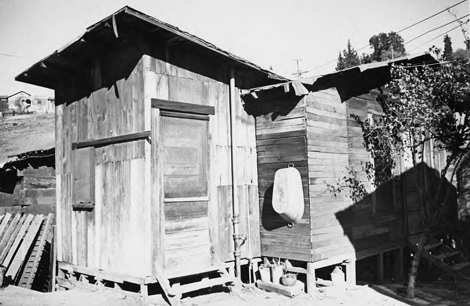 Exterior in Montecito Heights. This location is now occupied by the Rose Hill Courts public housing project.