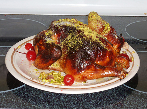 On a serving platter, the Djedjad-Imer ready for the dinner table, Recipes of all nations, TX725.A1 R43 1935