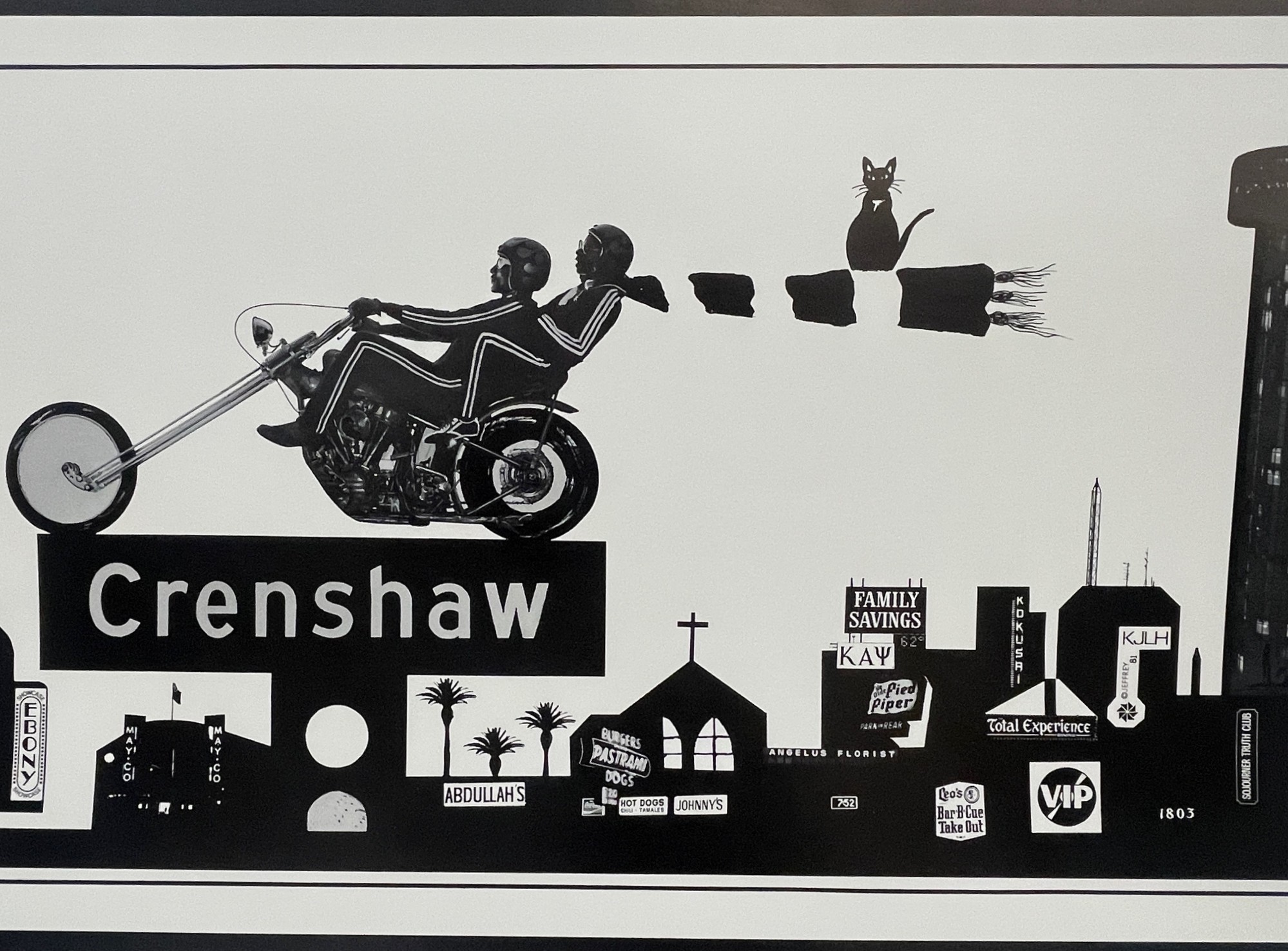 A composite image of Crenshaw Blvd