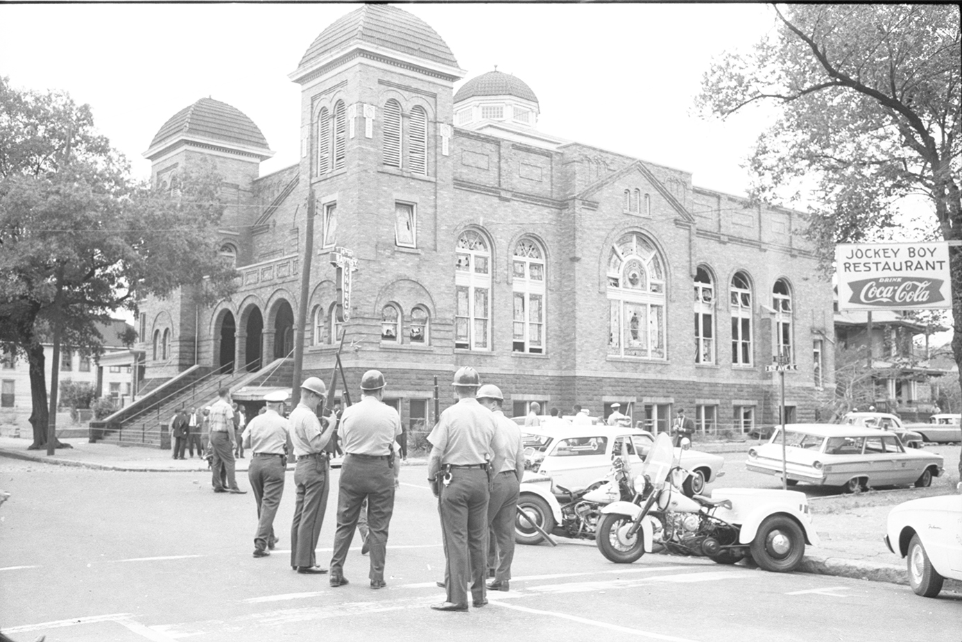 Side of 16th Street Baptist Church where bomb exploded
