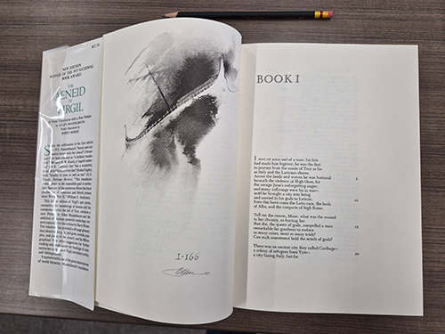 Aeneas’ Ship in a Storm, from Virgil’s The Aeneid, PA6807.A5 M23 1981