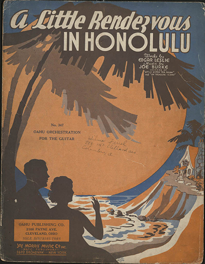 A Little Rendezvous Sheet Music Front Cover