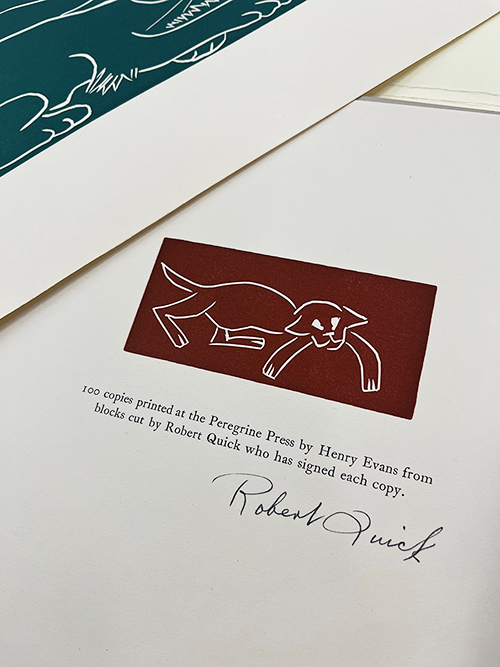 A Portfolio of Cats by Robert Quick, N7660 .Q4