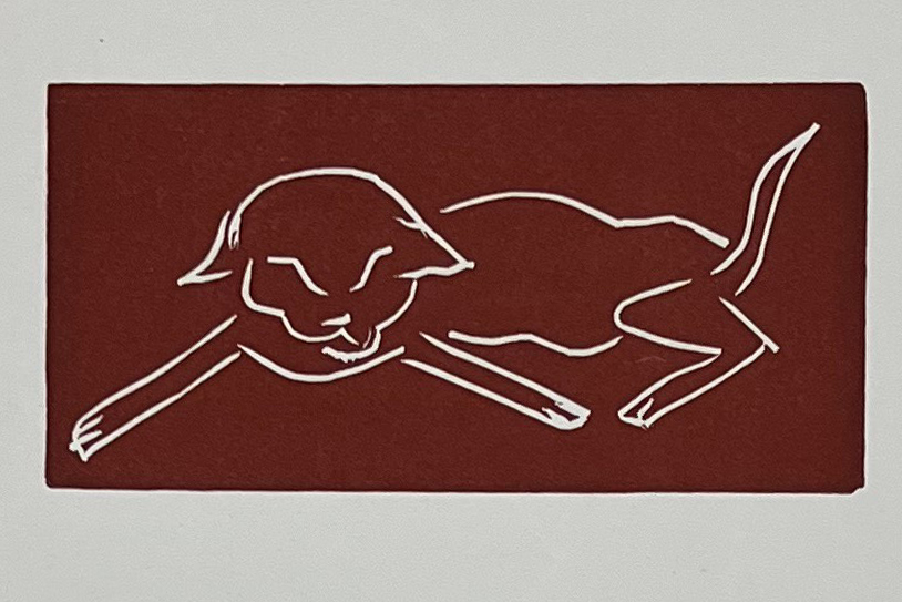 Image detail from A Portfolio of Cats by Robert Quick, N7660 .Q4