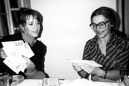 Ida Nudel with Jane Fonda