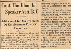 Captain Houlihan is Speaker at ABC headline