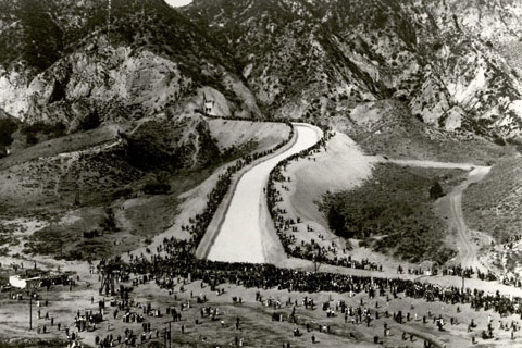 Los Angeles aqueduct opening day, 1913