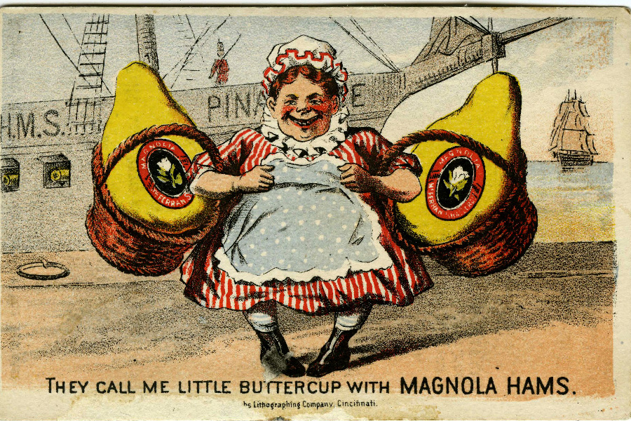 Little Buttercup, from the Gilbert and Sullivan opera "H.M.S. Pinafore." HF 5851 G44_04_04