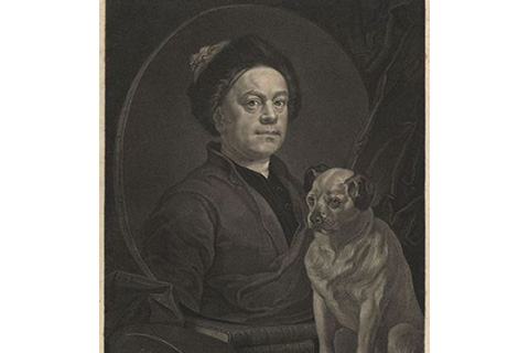 The Painter and His Pug 