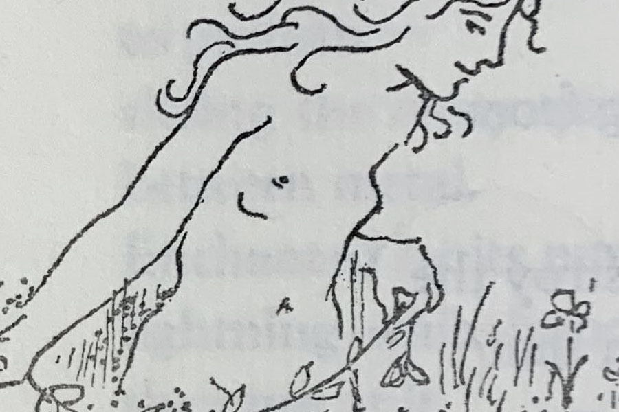 Illustration by Irving Block in Season of Green, 1979.