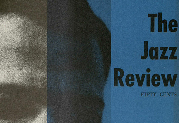 Cover and first page of The Jazz Review, featuring Mimi Clar's article, "The Negro Church: Its Influence on Modern Jazz," November 1958