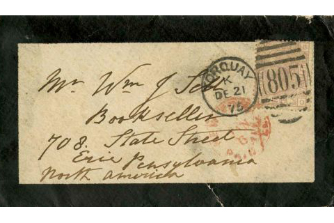 Posted envelope to William J. Sell