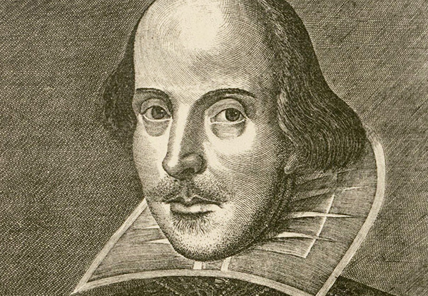 Portrait of William Shakespeare, from The first collected edition of the dramatic works of William Shakespeare, by William Shakespeare, 1564-1616, 1866, PR2751 .A15 18664