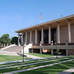 The University Library from the Front Lawn