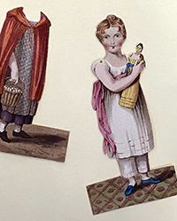 paper doll and outfit from The History of Little Fanny, GT737 .H57 1810